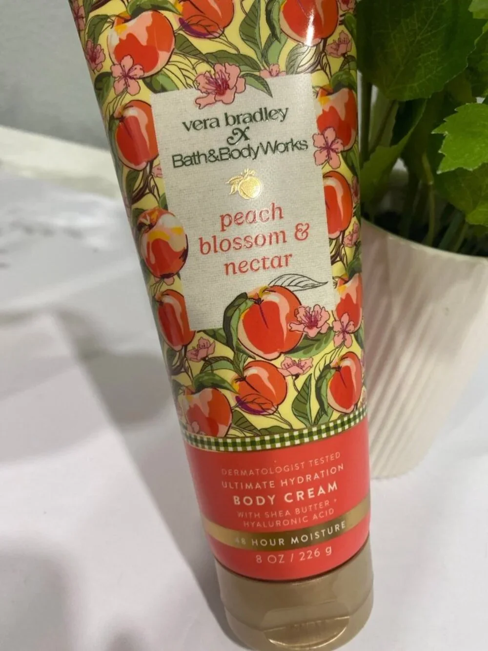 “Peach Blossom & Nectar” BBW Vera Bradley New Full Size 4-Pc Body Care Set - Picture 8 of 12
